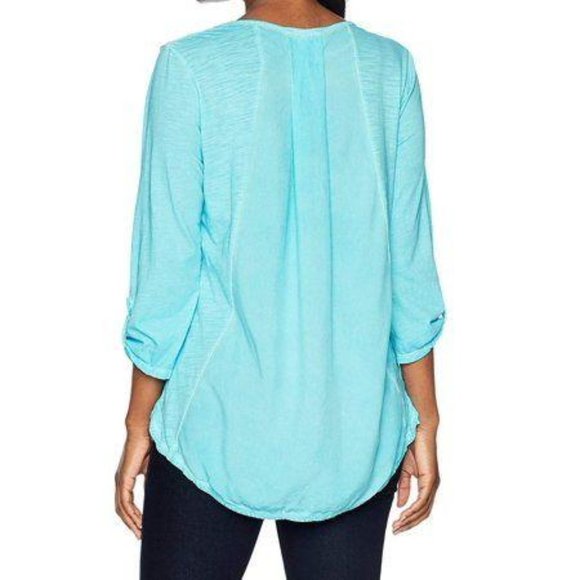 Neon Buddha Surf Large Oceanfront Knit Top XS - Picture 2 of 10